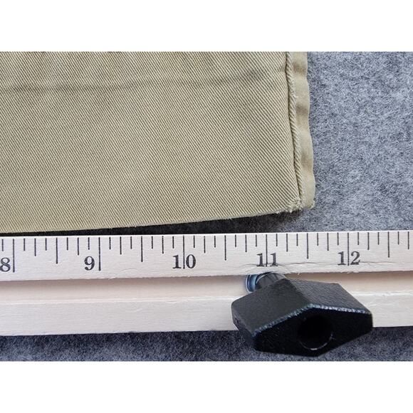 J. Crew Pants Womens 0 Tan Brown Button Close Wide Leg Ankle Flat Front - Picture 11 of 14